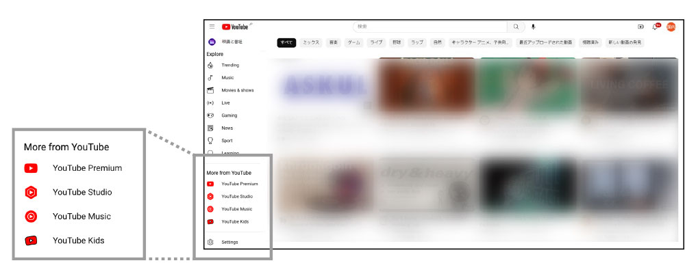 To access YouTube Studio, log in to your account and click the left-hand menu.
