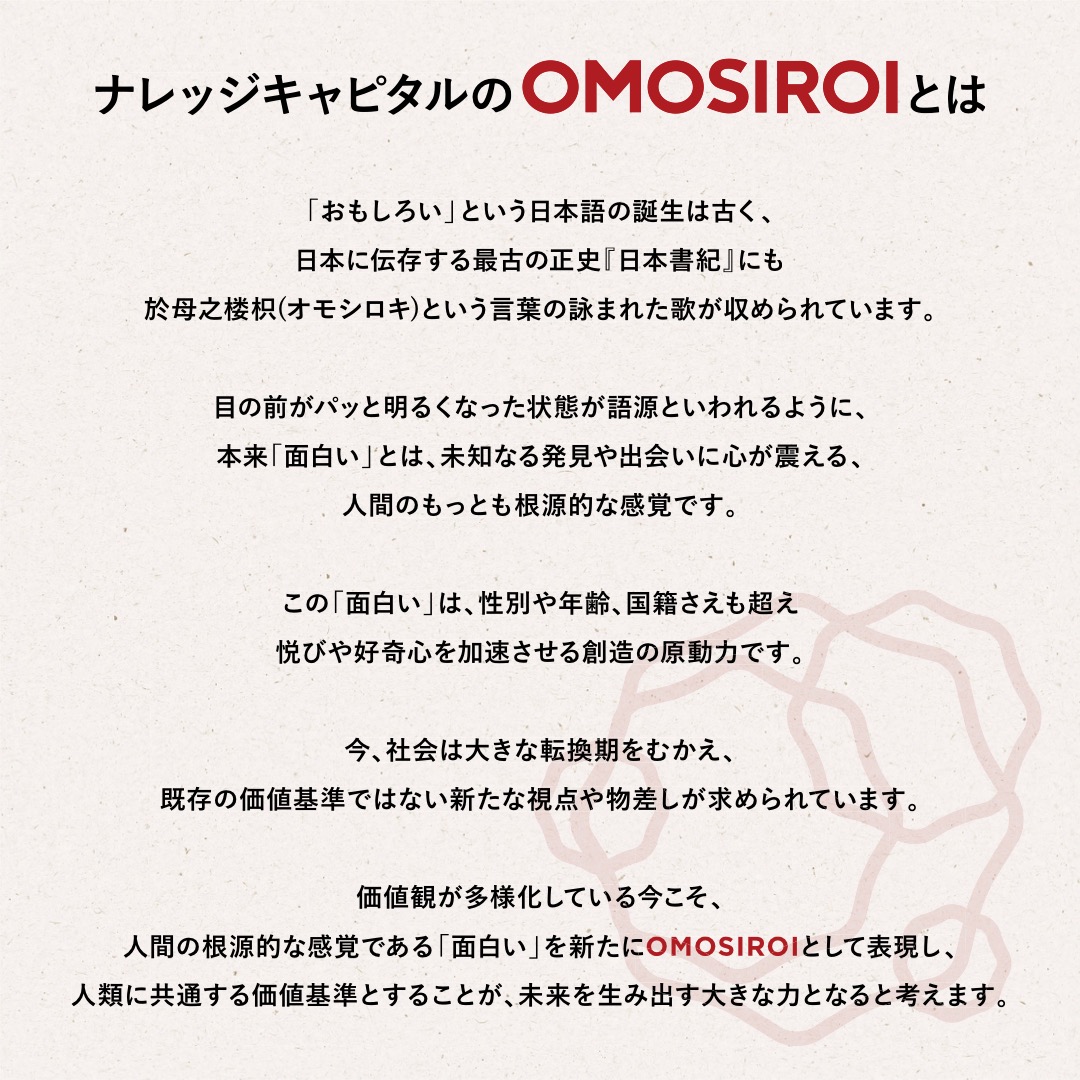 World OMOSIROI Award 12th. とは？