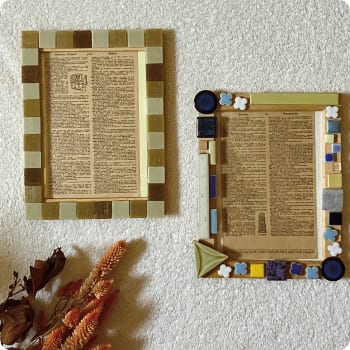 アップサイクルタイルでフォトフレームづくり