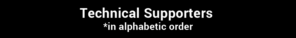 Technical Supporters *in alphabetic order